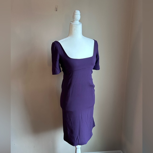 Vintage 90’s Prada Purple silk midi Slip Dress size 38/ US 4 - Picture 2 of 16